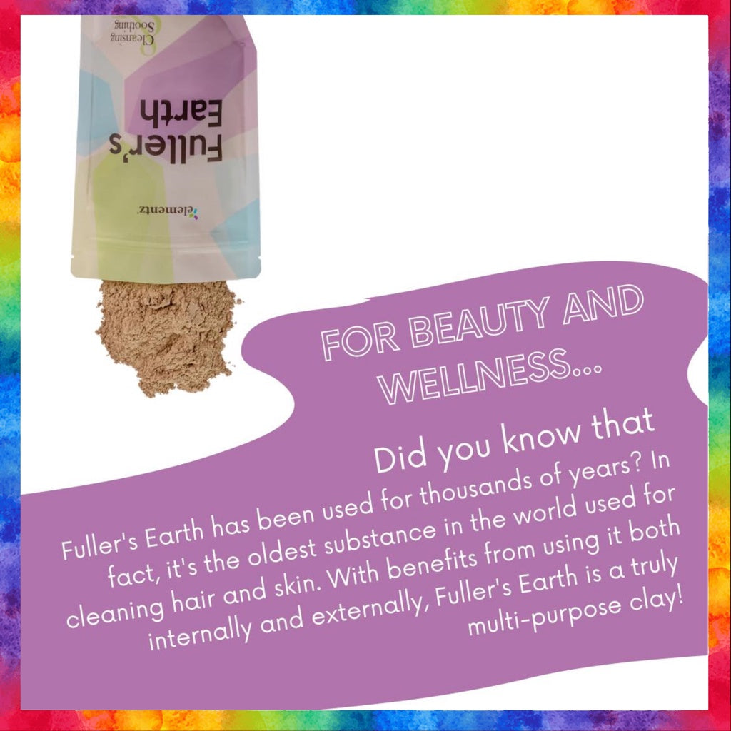 [ELEMENTZ] FULLER'S EARTH Fuller earth natural pure clay used for beauty and healing properties