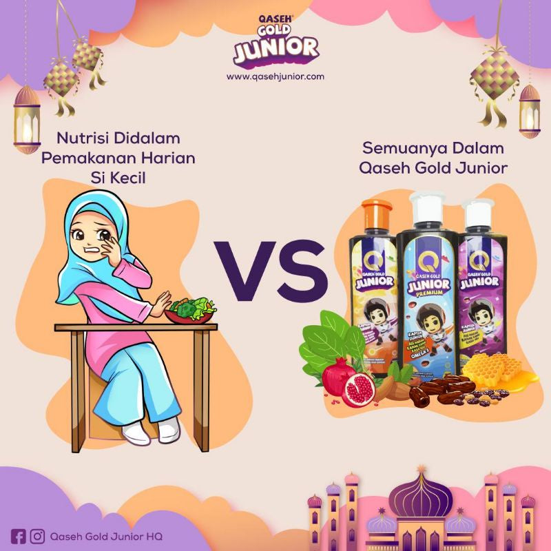 [QASEH GOLD] JUNIOR  ANA EDAR JUS JUNIOR ASLI | OREN | BRAINEE BYTES | EMUNKIDZ