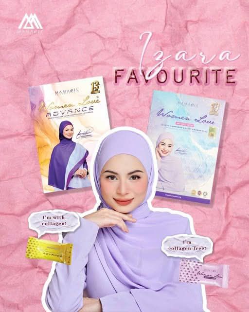 [MAMADIL] WOMEN LOVE ADVANCE | NO COLLAGEN Kacip Fatimah Manjakani Kurus Cantik Subur Kesihatan wanita