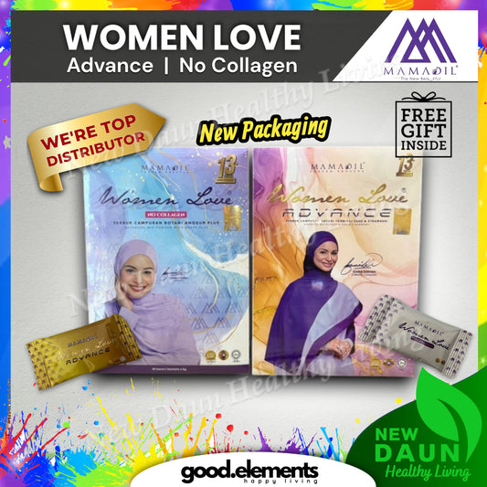 [MAMADIL] WOMEN LOVE ADVANCE | NO COLLAGEN Kacip Fatimah Manjakani Kurus Cantik Subur Kesihatan wanita