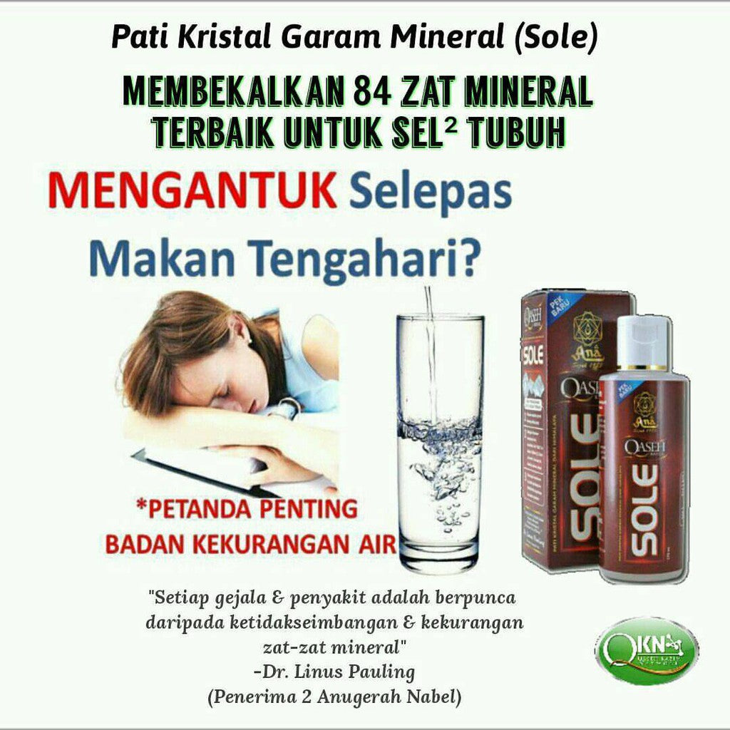 [QASEH GOLD] Kristal Sole Pati Garam Kristal Mineral Himalaya by Ana Edar