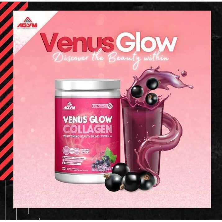[AGYM NUTRITION] VENUS GLOW COLLAGEN Hithione Norwegian Marine Sourced Collagen HALAL Ladies
