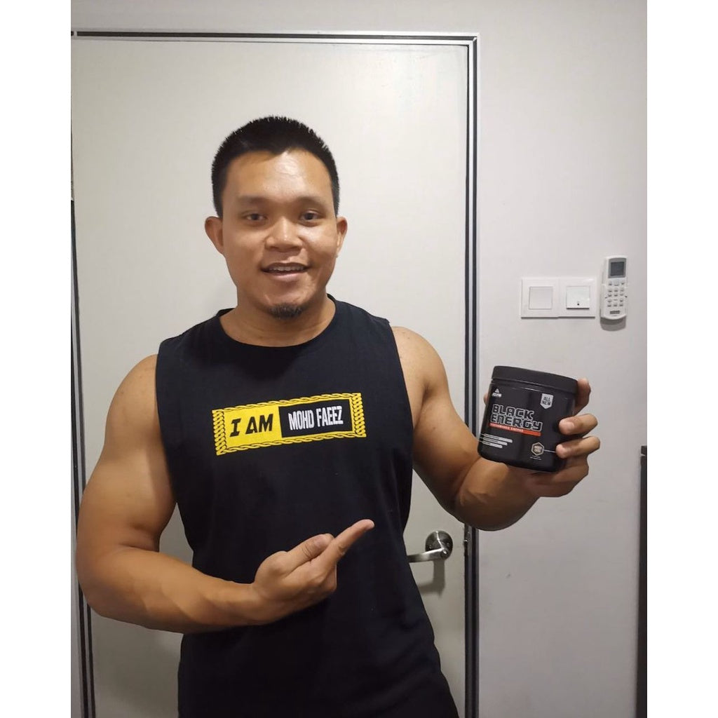 [AGYM NUTRITION] Black Energy Ener-gyz Sports Pre Workout Strength Performance Coffee Halal