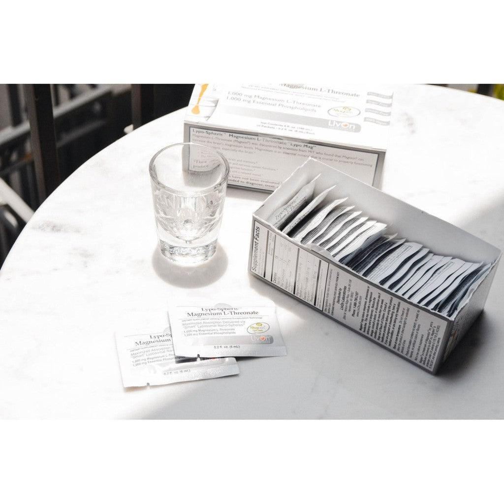 [LIVON LABS] Lypo-Spheric MAGNESIUM L-THREONATE liposomal from USA cognitive nerve bone muscle