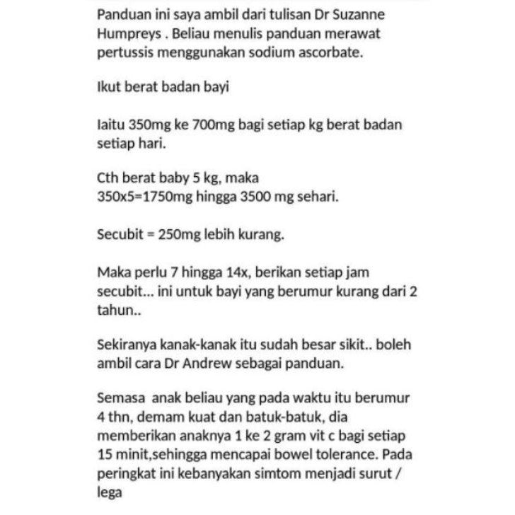 [REAL C] The Real C Pure Vitamin C Ascorbic Acid & Sodium Ascorbate Pharmaceutical Grade