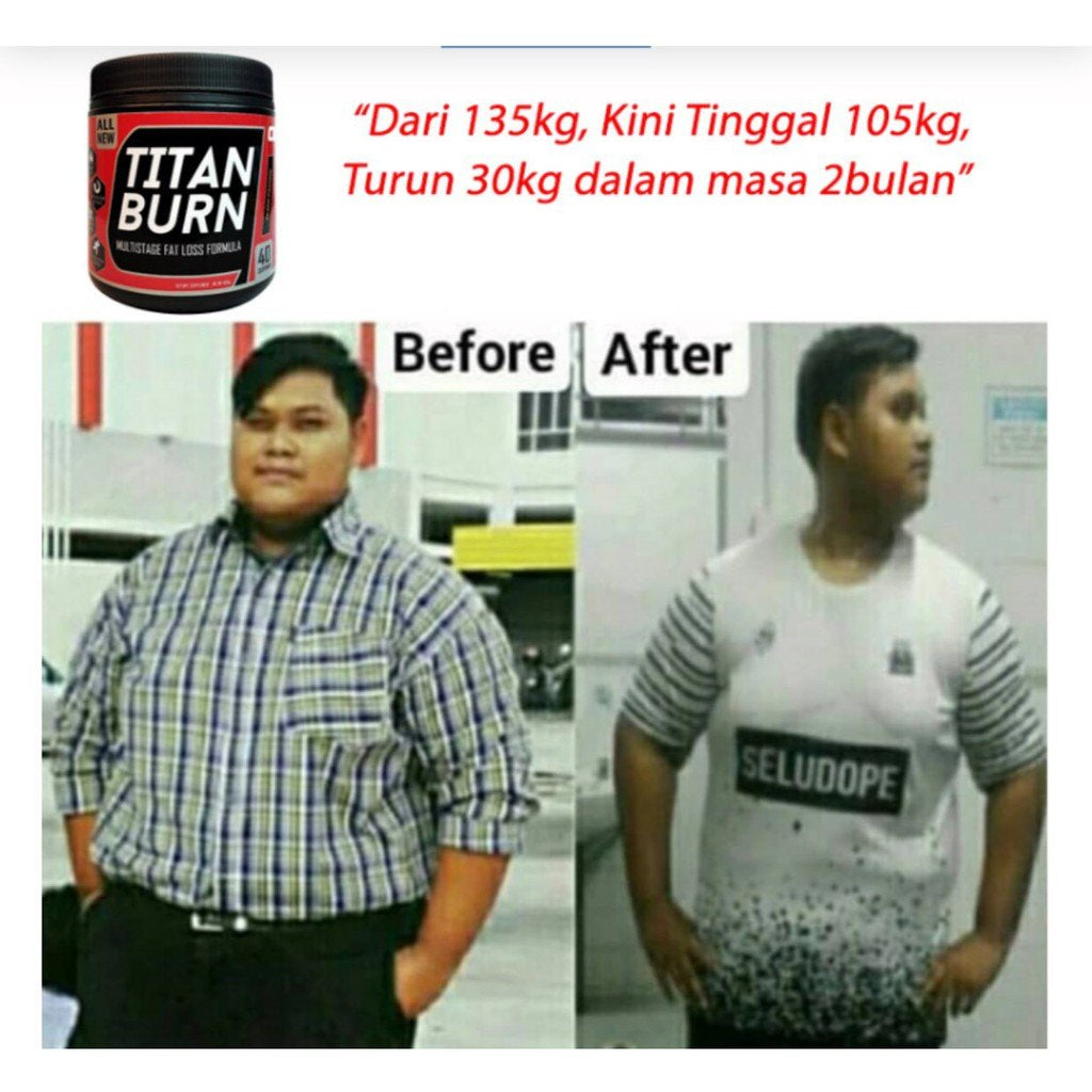 [AGYM NUTRITION] Titan Burn B-URNZ Burn Fat Burner HALAL PRE-WORKOUT 300g 30 servings
