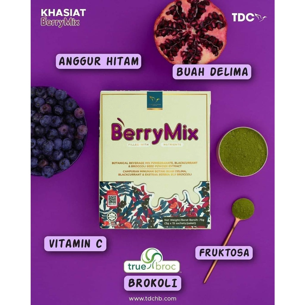 [TDC] BERRYMIX BERRY MIX Vitamin C High Antioxidant 1 box 15 sachet | COLEVER Colostrum