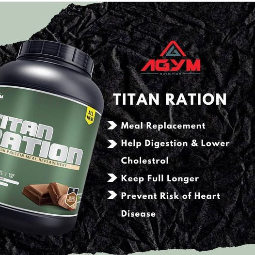 [AGYM NUTRITION] TITAN RATION-Z HALAL Meal Replacement High Protein 900g (30 Servings) Diet Drinks