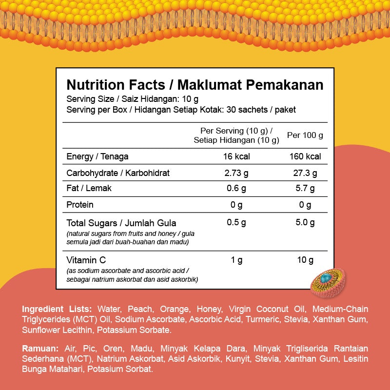FG LIPO C Liposomal Vitamin C Botanical Drink Malaysia Non Soy Great Absorbtion Non Alcohol NARINAR