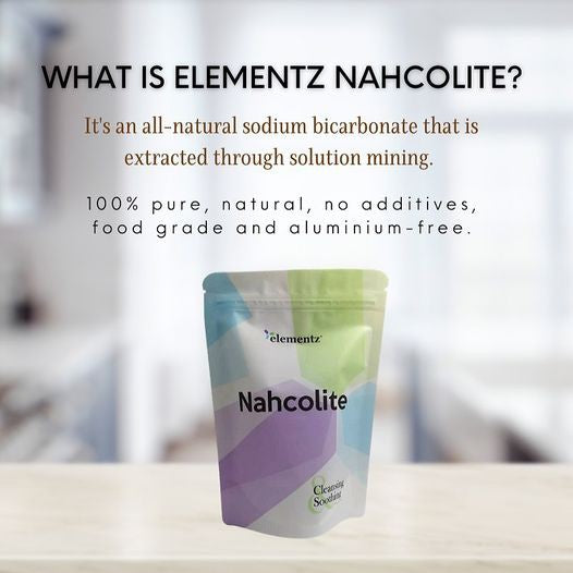 [ELEMENTZ] Nahcolite (SODIUM BICARBONATE) 454g