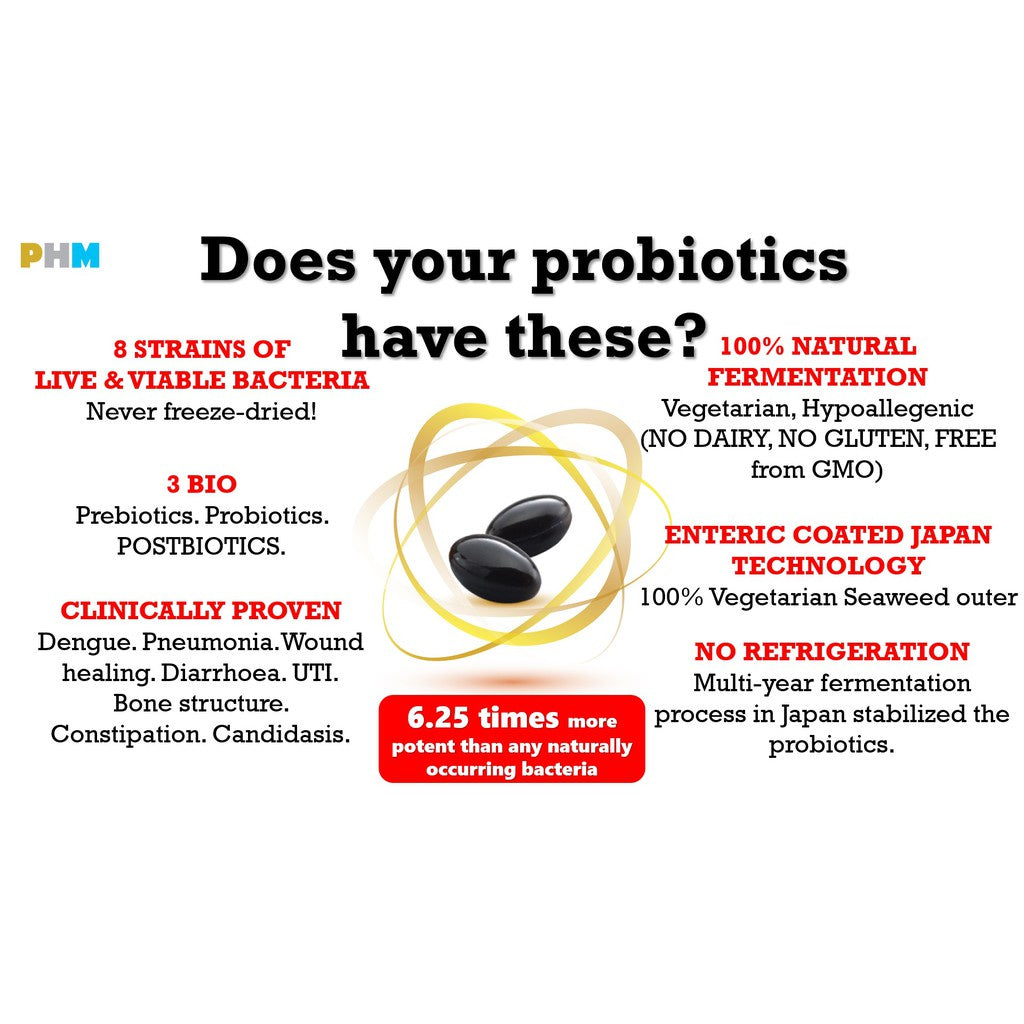 [PHM] OHMS Probiotics 80's 5 years fermentation | OHMS Gold 60's 3 years fermentation by Dr Ohhira