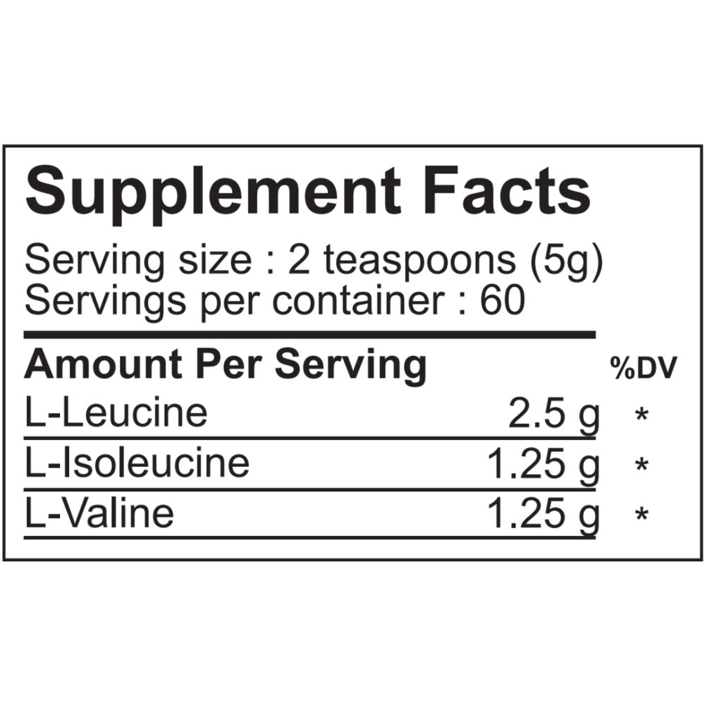 [AGYM NUTRITION] BCAA 2:1:1 100% Pure Unflavoured GREAT MUSCLE
