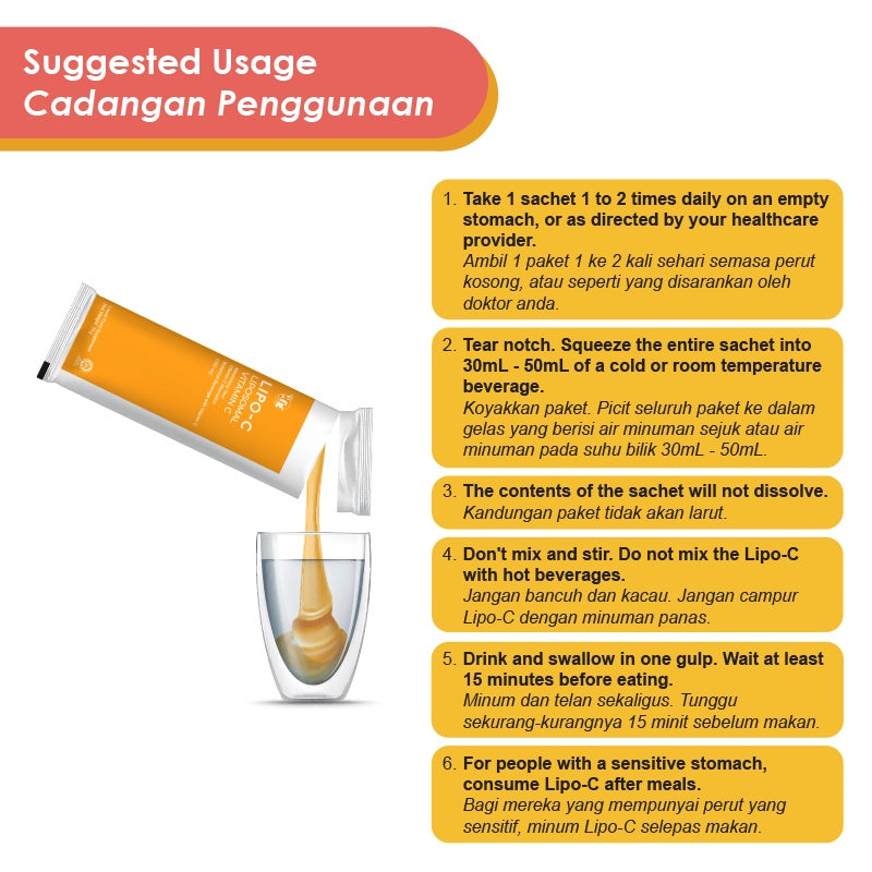 FG LIPO C Liposomal Vitamin C Botanical Drink Malaysia Non Soy Great Absorbtion Non Alcohol NARINAR