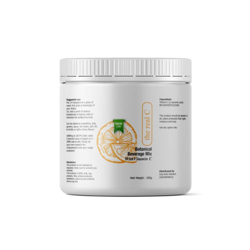 [REAL C] The Real C Pure Vitamin C Ascorbic Acid & Sodium Ascorbate Pharmaceutical Grade