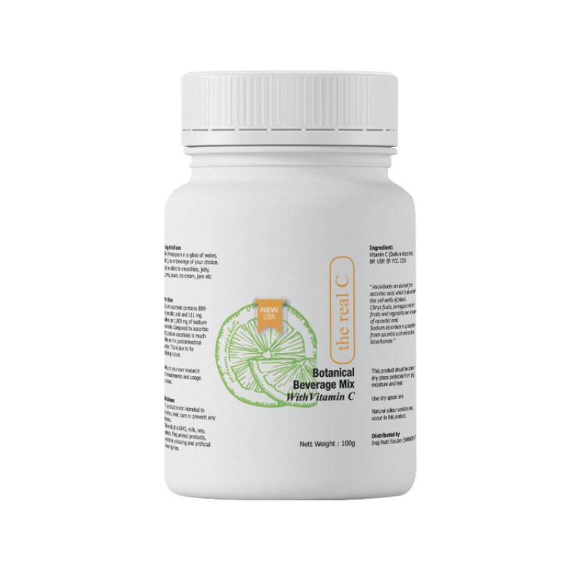 [REAL C] The Real C Pure Vitamin C Ascorbic Acid & Sodium Ascorbate Pharmaceutical Grade