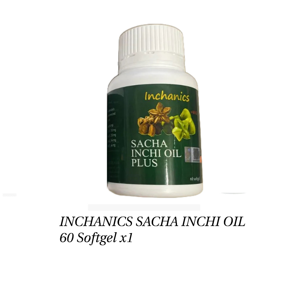 [INCHANICS]  Sacha Inchi Oil KKM APPROVED Hologram (3 x 60 Biji Softgel)