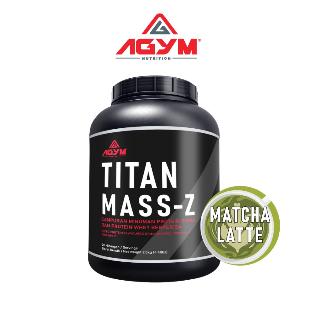[AGYM NUTRITION] TITAN MASS-Z - HALAL- Weight Mass Gainer 2kg - 20servings After meal
