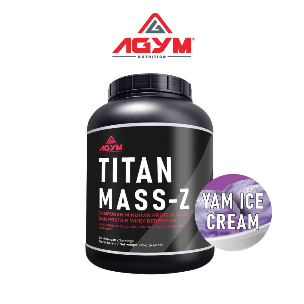 [AGYM NUTRITION] TITAN MASS-Z - HALAL- Weight Mass Gainer 2kg - 20servings After meal