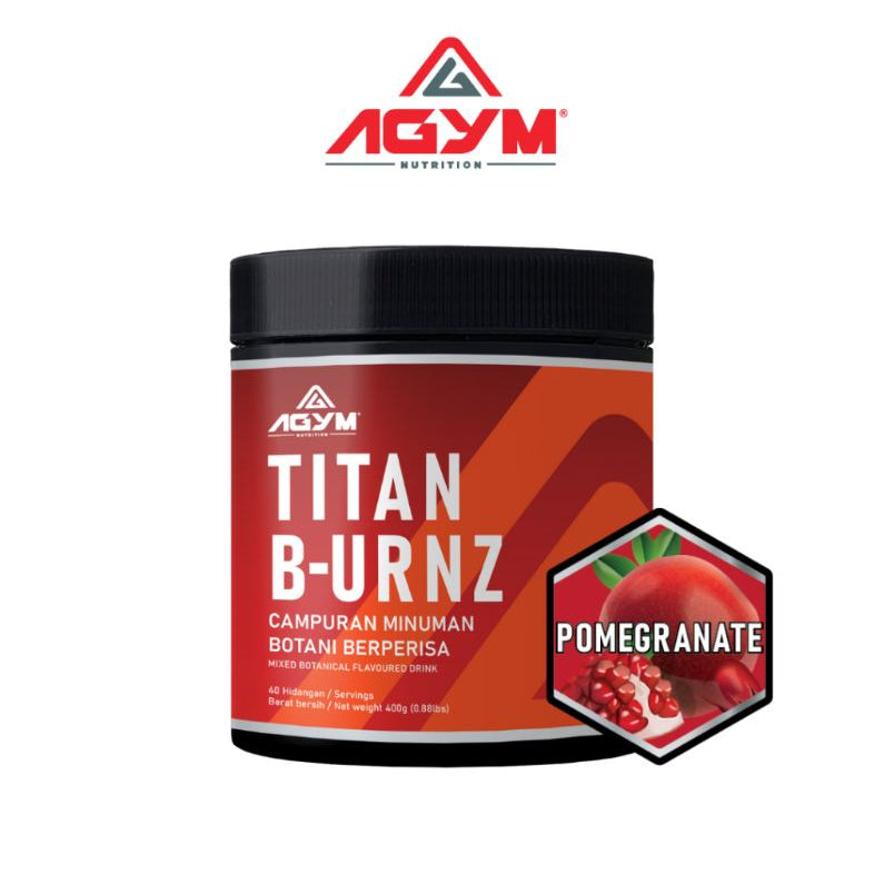 [AGYM NUTRITION] Titan Burn B-URNZ Burn Fat Burner HALAL PRE-WORKOUT 300g 30 servings