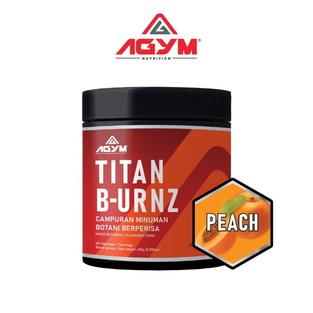 [AGYM NUTRITION] Titan Burn B-URNZ Burn Fat Burner HALAL PRE-WORKOUT 300g 30 servings