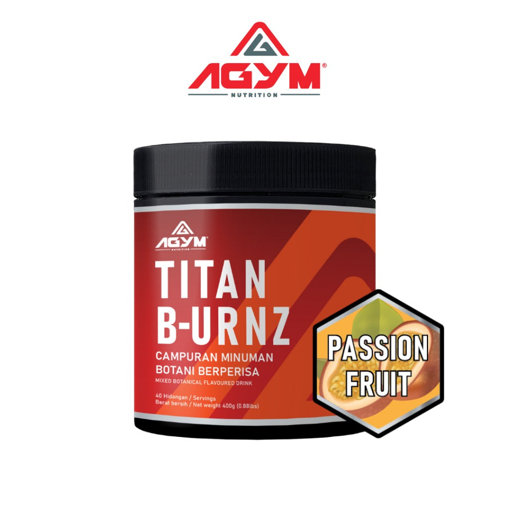 [AGYM NUTRITION] Titan Burn B-URNZ Burn Fat Burner HALAL PRE-WORKOUT 300g 30 servings