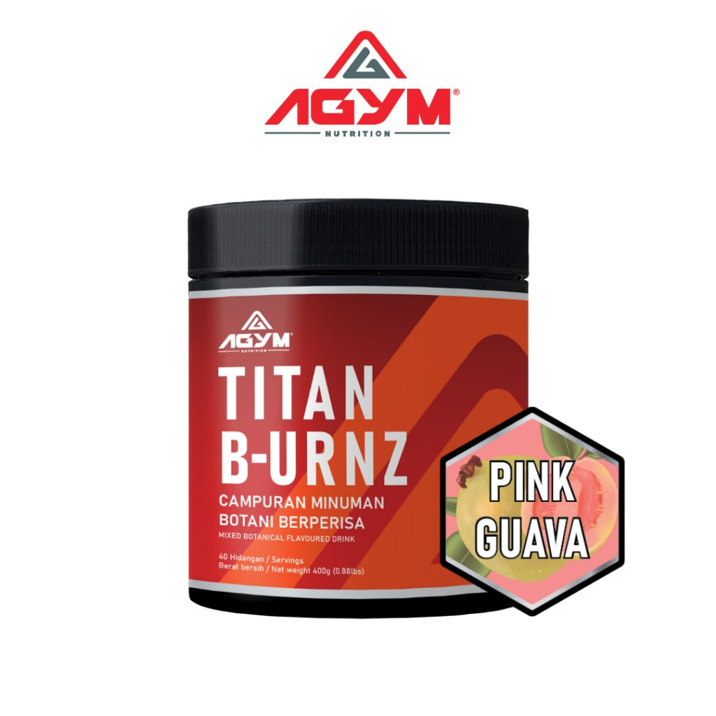 [AGYM NUTRITION] Titan Burn B-URNZ Burn Fat Burner HALAL PRE-WORKOUT 300g 30 servings