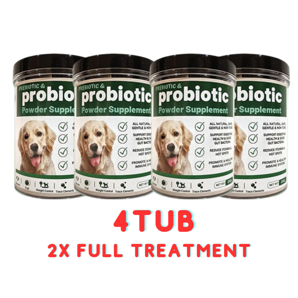 [MAX & PAW] PREBIOTIC & PROBIOTIC POWDER  All Natural Pet Supplement Multivitamin DOG & CAT