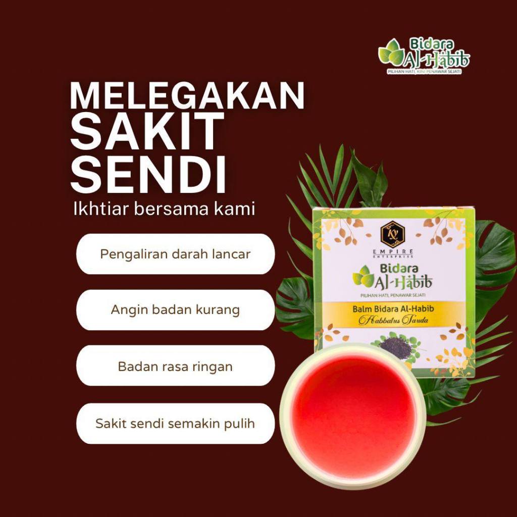 [BIDARA AL-HABIB] Balm Bidara Habbatus Sauda | Balm Bidara Firdaus Alhabib