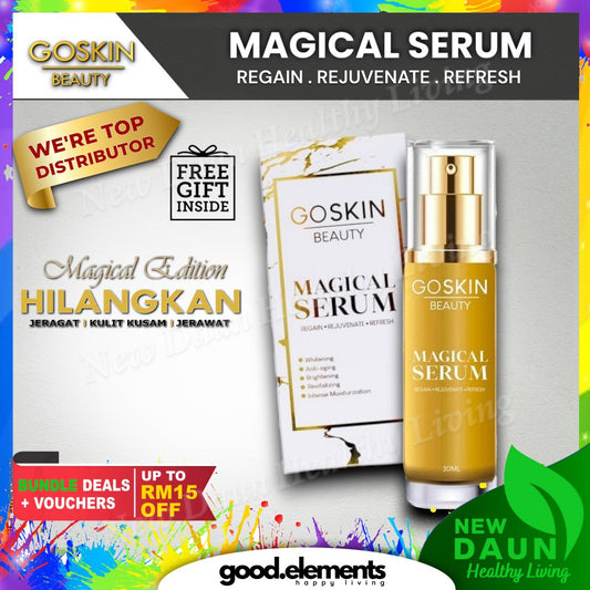 [GOSKIN BEAUTY] MAGICAL SERUM Go Skin Whitening Anti Aging Refresh | Cleanser
