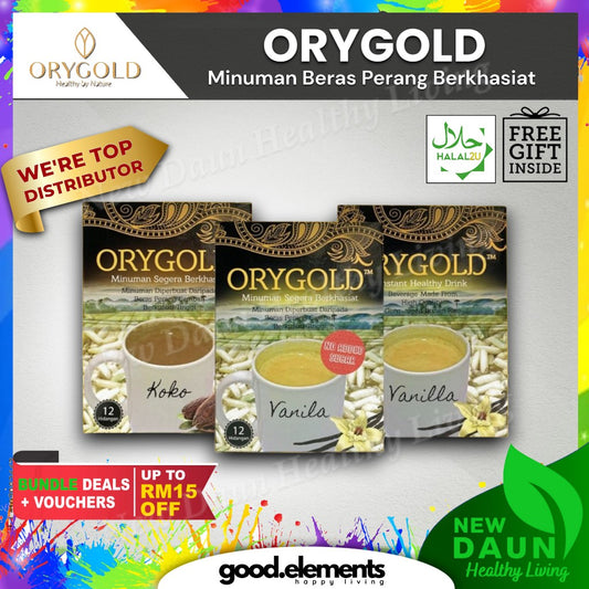 [ORYGOLD] Minuman Beras Perang Berkhasiat Turun Kolesterol Germinated Brown Rice