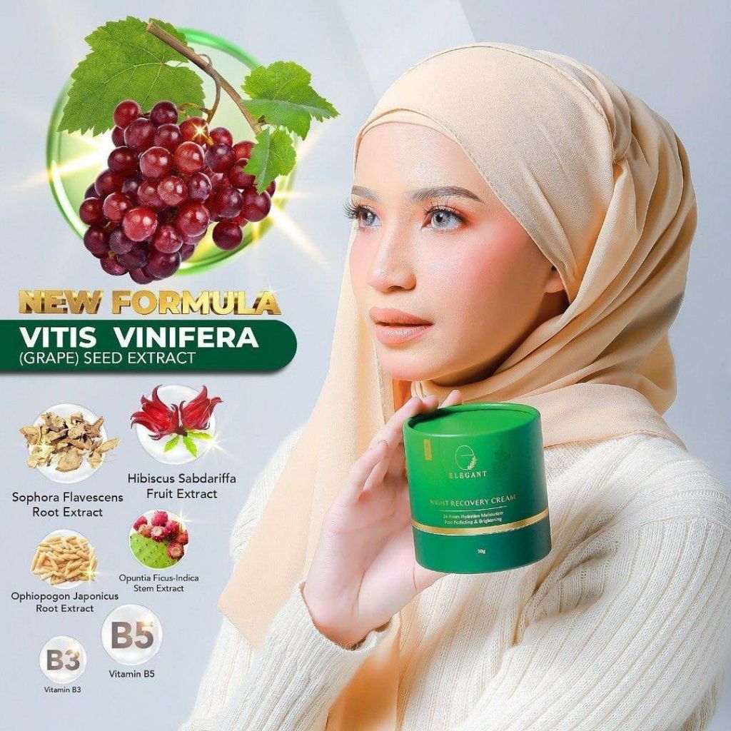 [ELEGANT] Night Recovery Cream ENRC Night Cream MOISTURIZER | [ELEGANT] Brightening Trio Moisturizer