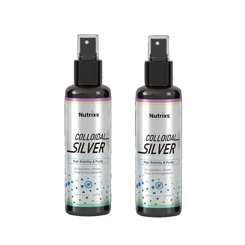 [NUTRIXS] Colloidal Silver 120ml/ 350ml Nutrix Silver (Nano Perak | Nano Silver)