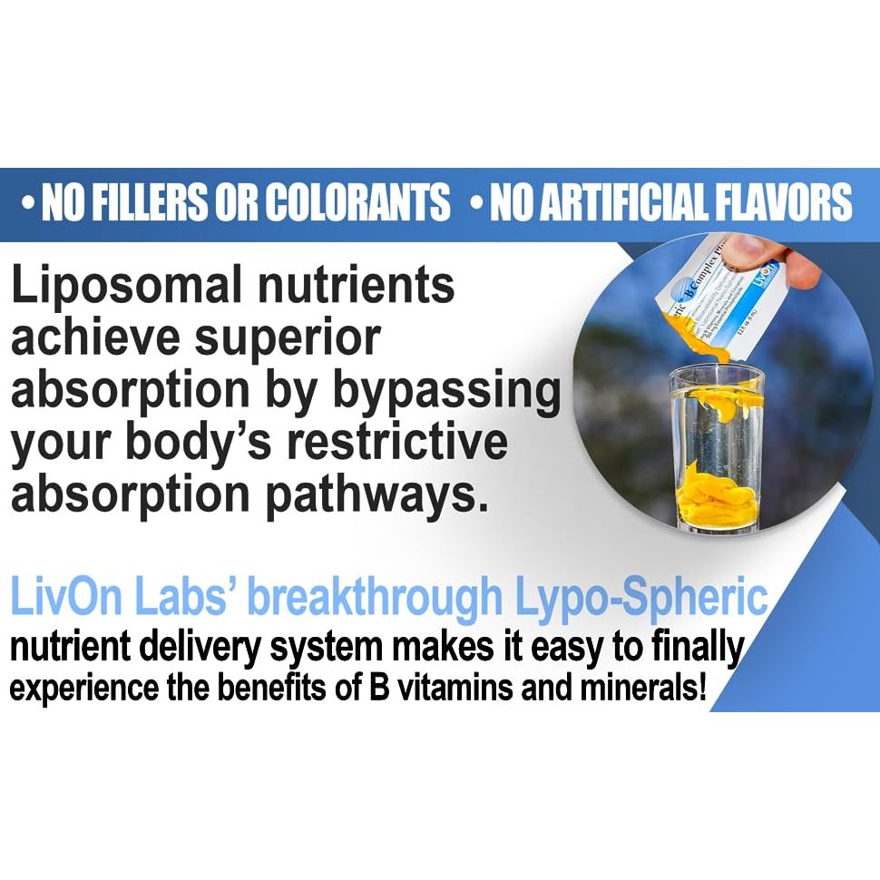 [LIVON LABS] Lypo-Spheric B Complex Plus Liposomal From USA Multifunction supplement (DISCOUNT!!)