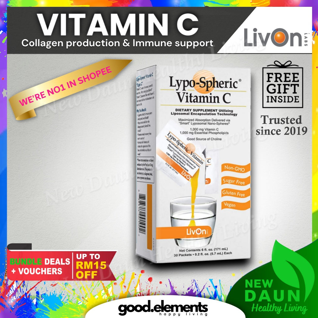 [LIVON LABS] Lypo-Spheric VITAMIN C liposomal from USA. Best immune anti age support