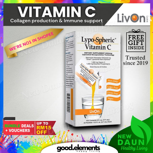 [LIVON LABS] Lypo-Spheric VITAMIN C liposomal from USA. Best immune anti age support