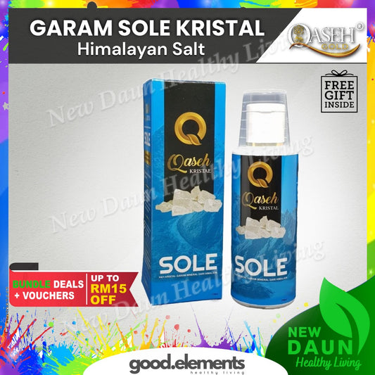 [QASEH GOLD] Kristal Sole Pati Garam Kristal Mineral Himalaya by Ana Edar