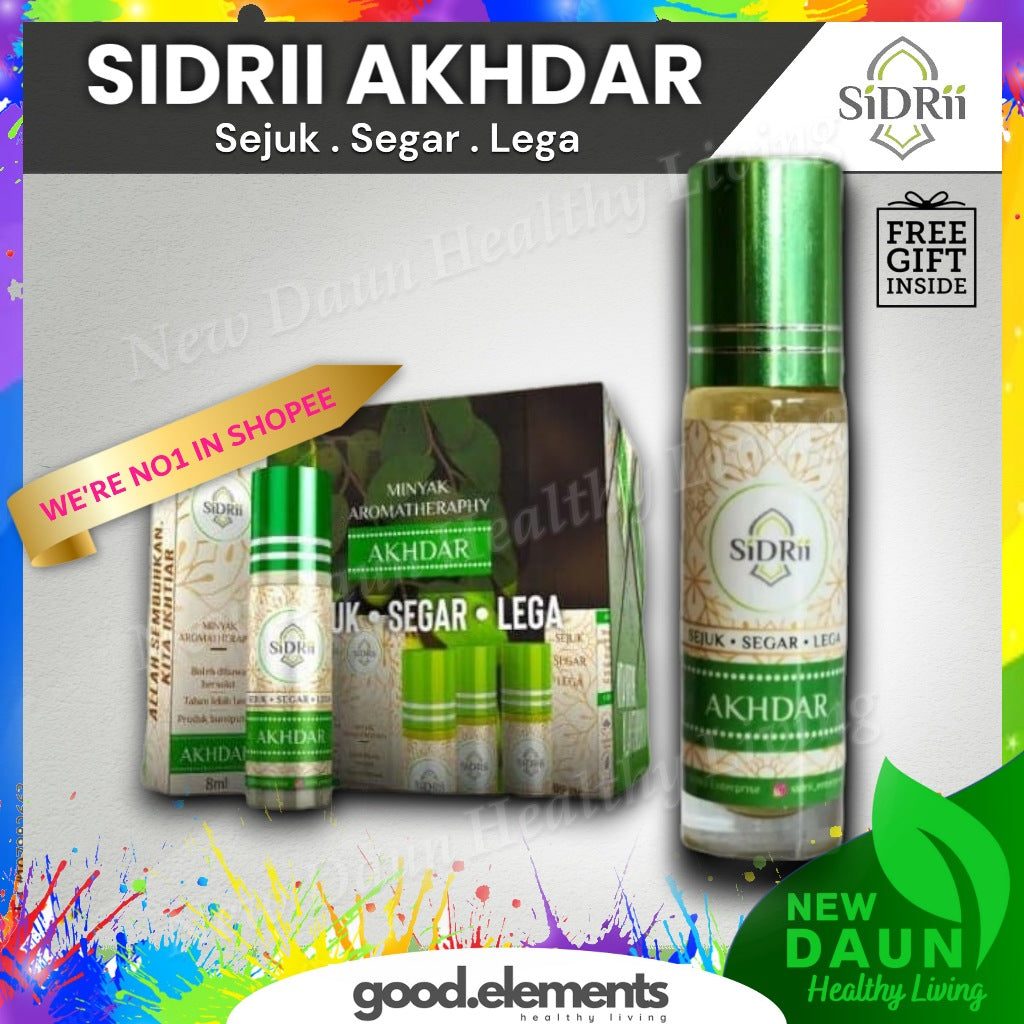[Wholesale Jimat] SIDRII AKHDAR RUKYAH MINYAK ANGIN / SIDRI Urut Aromaterapi gangguan pening loya