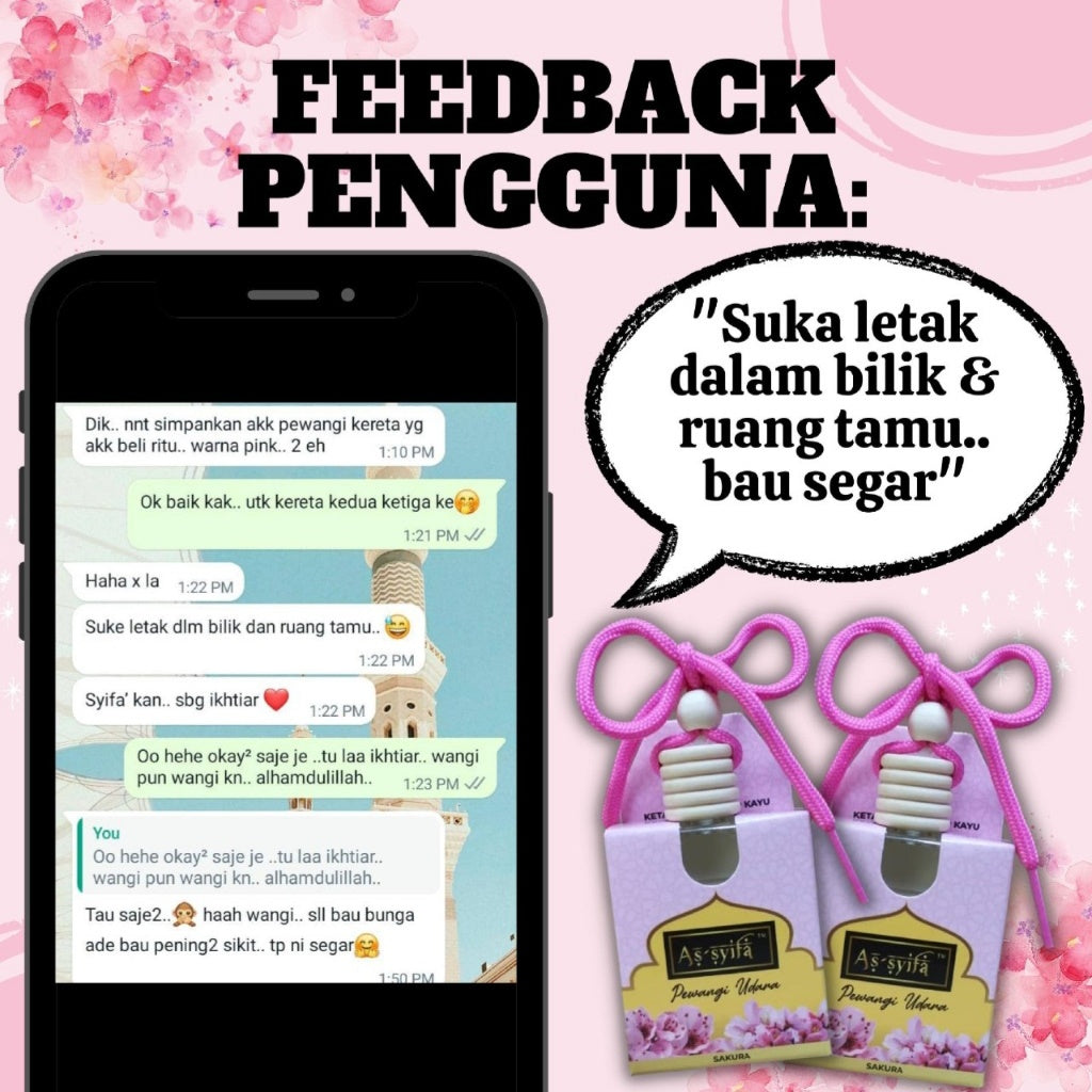 [BIDARA AS-SYIFA] Car Protection Perfume Assyifa Ruqyah Perlindungan Pewangi Kereta