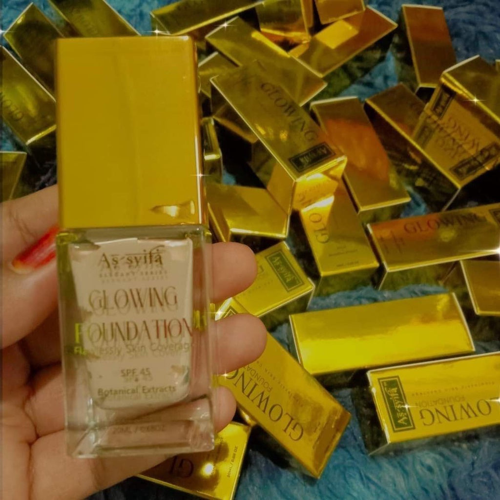 [BIDARA AS-SYIFA] GLOWING FOUNDATION ASSYIFA FULL SKIN COVERAGE kulit sekata
