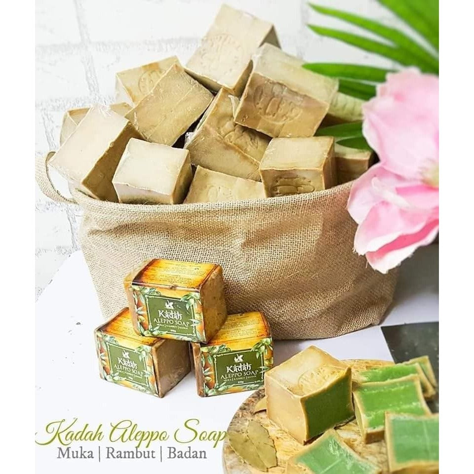 [YASALMA] [KADAH] YASALMA ALEPPO SOAP Sabun Minyak Zaitun Olive Ghar 5% |10% | 40% | 78% LAUREL