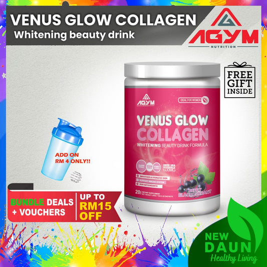 [AGYM NUTRITION] VENUS GLOW COLLAGEN Hithione Norwegian Marine Sourced Collagen HALAL Ladies