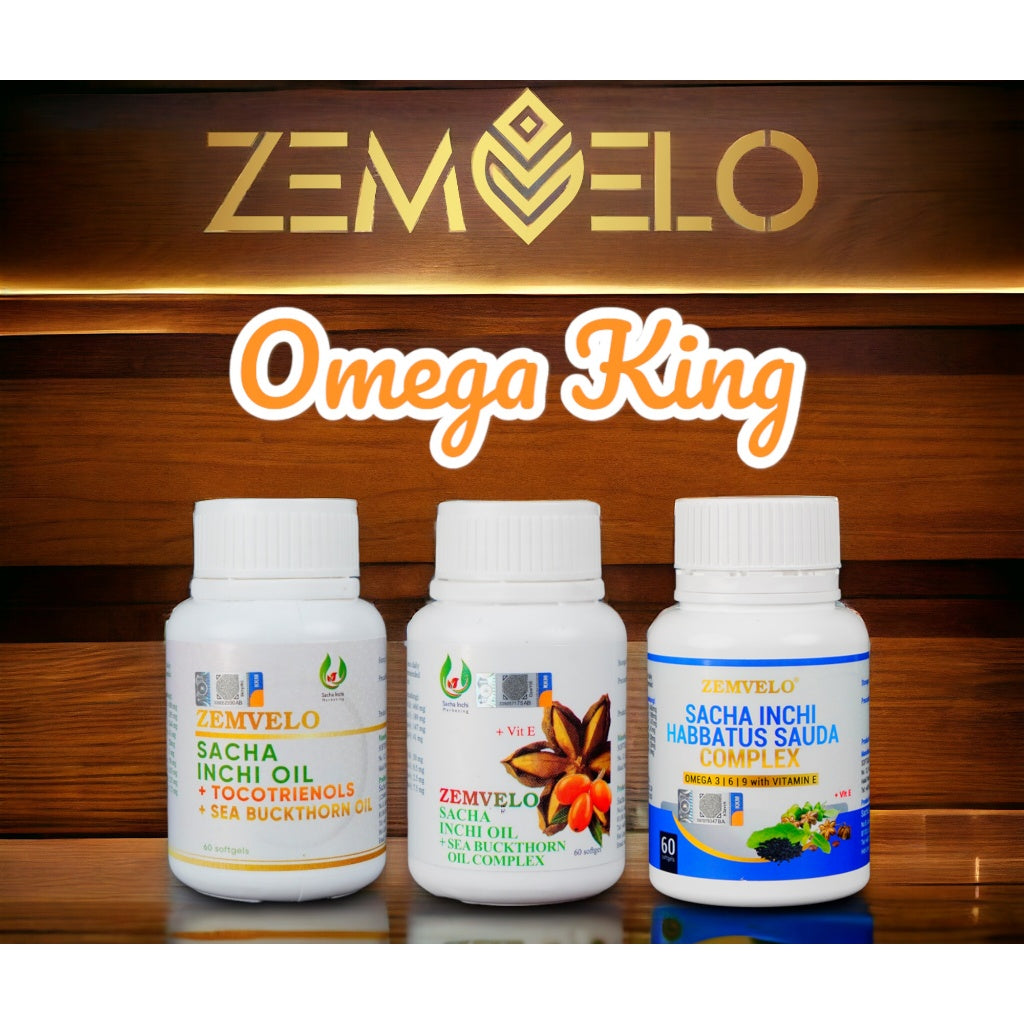 [ZEMVELO] SACHA INCHI SOFTGEL 120 520mg | SEABUCKTHORN OIL | TOCOTRIENOL Vitamin E