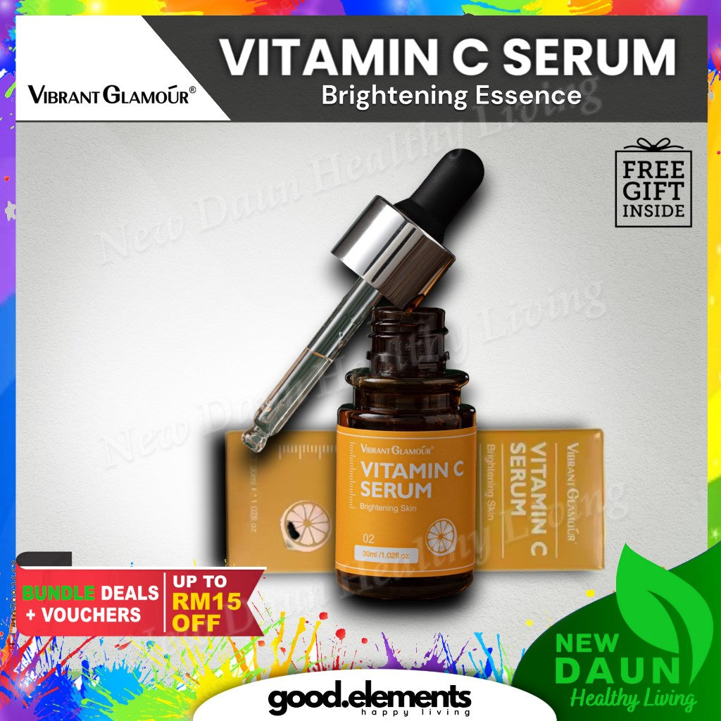 [VIBRANT GLAMOUR] Vitamin C Serum Brightening Face Skin Fade Dark Spot Fine Lines