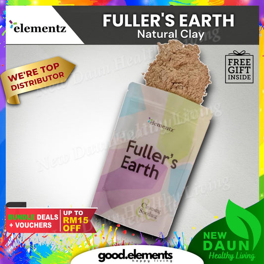 [ELEMENTZ] FULLER'S EARTH Fuller earth natural pure clay used for beauty and healing properties