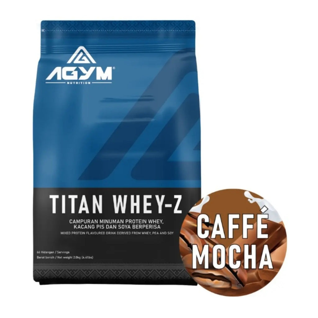 [AGYM NUTRITION] Titan Whey | Whey-Z Halal Whey Protein Blend Powder Fitness Supplement New Formula
