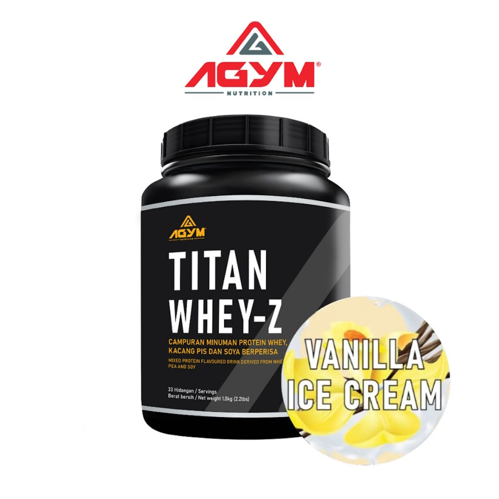 [AGYM NUTRITION] Titan Whey | Whey-Z Halal Whey Protein Blend Powder Fitness Supplement New Formula