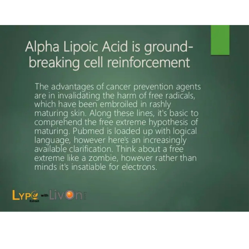 [LIVON LABS] Lypo-Spheric Liposomal R-ALPHA LIPOIC ACID Cellular energy support MADE IN USA