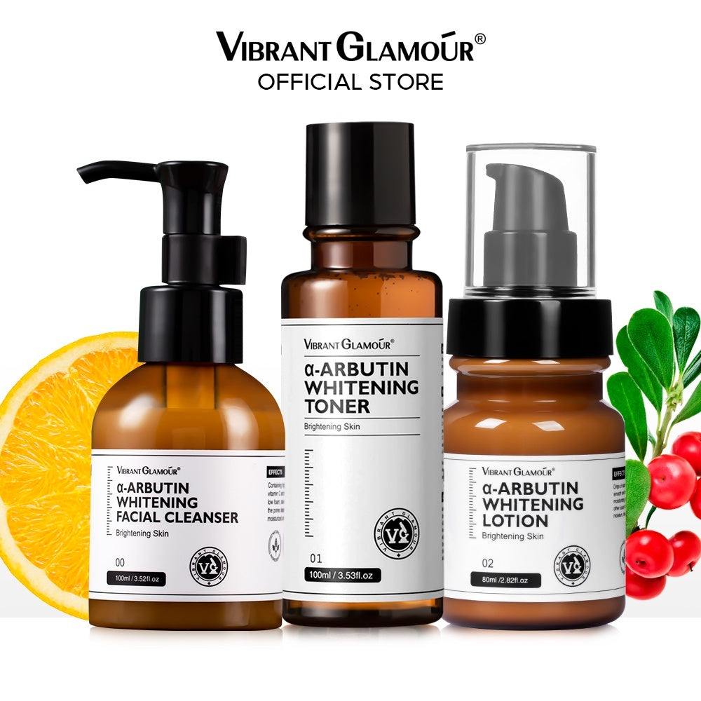 [VIBRANT GLAMOUR] [ARBUTIN SERIES] ARBUTIN CLEANSER, TONER, SERUM, LOTION whitening antiaging set