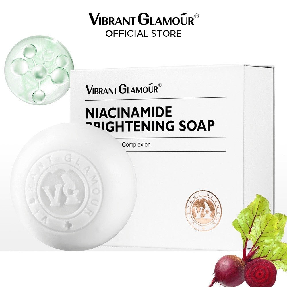 [VIBRANT GLAMOUR] NIACINAMIDE BRIGHTENING SOAP Deep Cleansing Face Body Wash