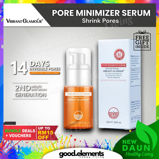 [VIBRANT GLAMOUR] Pore Minimizer Serum BHA Salicylic Acid Blackheads Remover Smooth